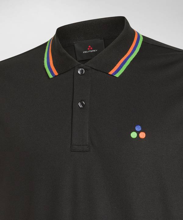 Peuterey Polo in piquet stretch di cotone e seta Consegna Veloce
