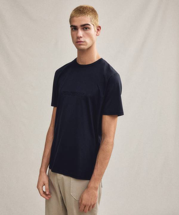 Peuterey T-shirt con scritta in rilievo Convenienza