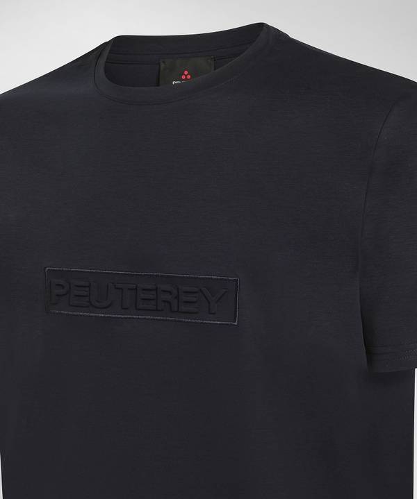 Peuterey T-shirt con scritta in rilievo Convenienza