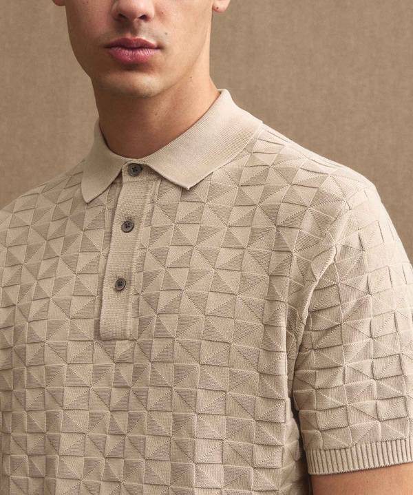 Peuterey Polo in cotone con effetto 3D 50% di sconto con spedizione gratuita