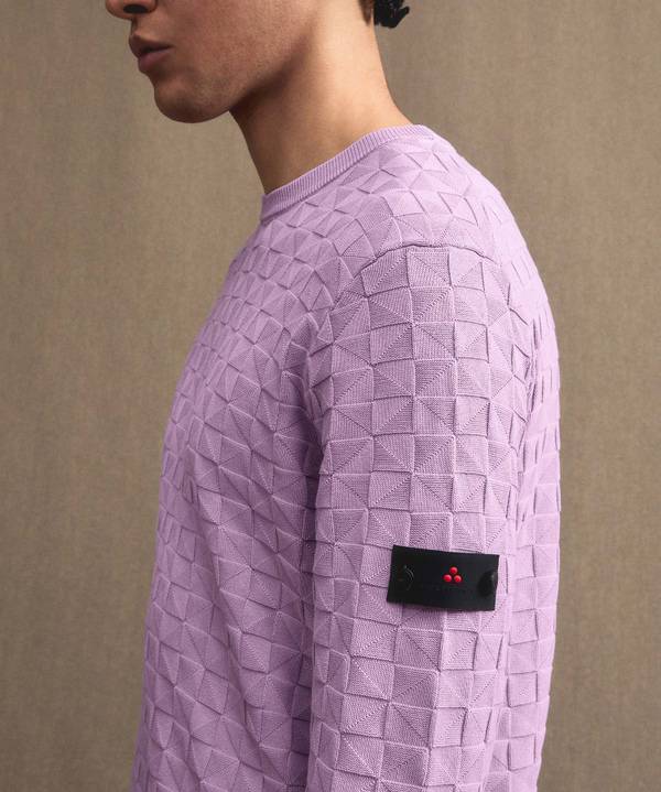 Peuterey Maglia in cotone con effetto 3D Trasporto libero internazionale
