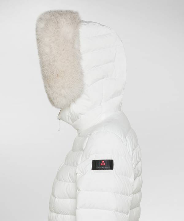 Peuterey Piumino Slim Con Pelliccia Esporta salva