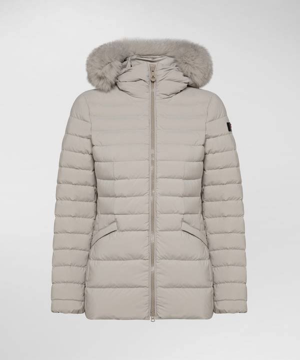 Peuterey Piumino Slim Con Pelliccia Black Friday Prezzi