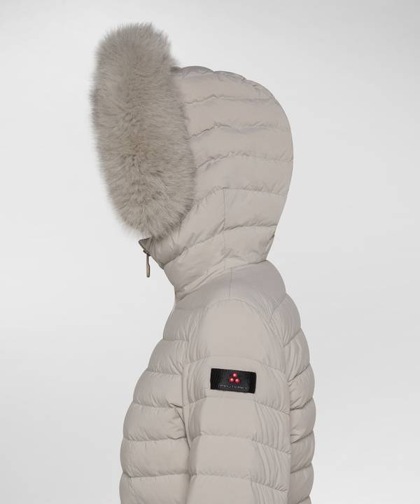 Peuterey Piumino Slim Con Pelliccia Black Friday Prezzi