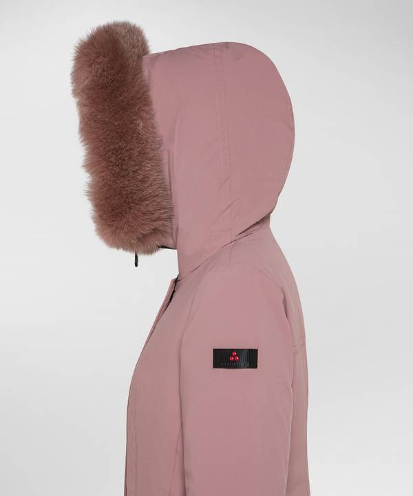 Peuterey Giacca Slim Con Pelliccia In Tono Colore 2025