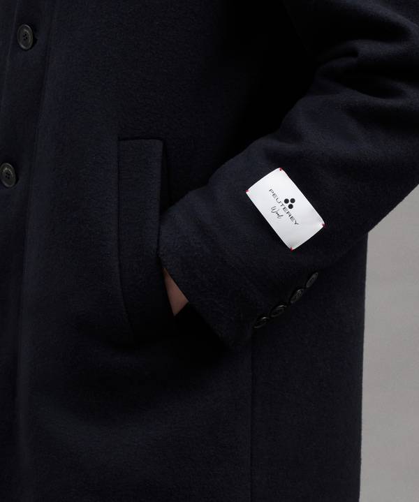 Peuterey Cappotto Lungo In Lana Con Pettorina Staccabile Acquista Ora