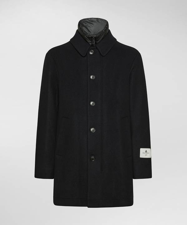 Peuterey Cappotto Lungo In Lana Con Pettorina Staccabile Acquista Ora