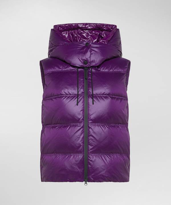 Peuterey Gilet In Ripstop Lucido In Saldo