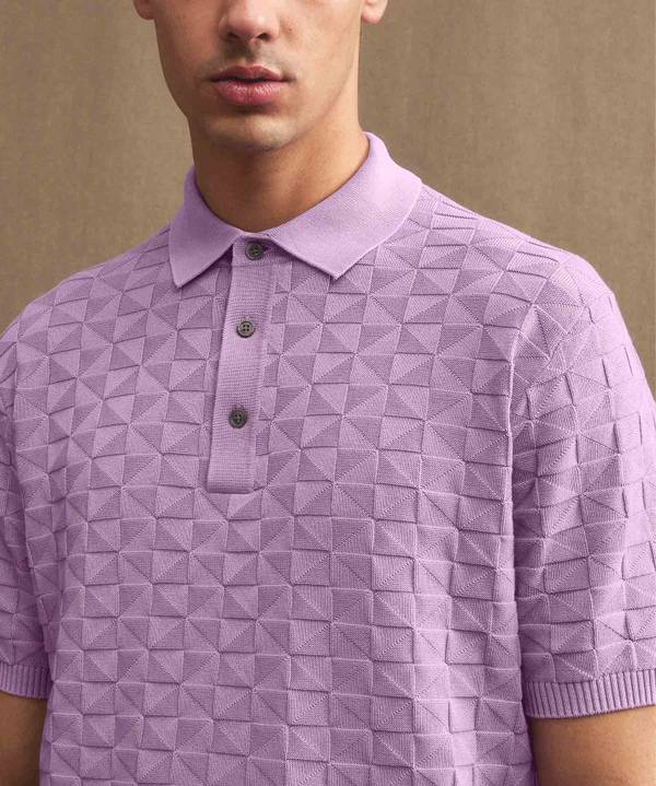 Peuterey Polo in cotone con effetto 3D Offerta speciale