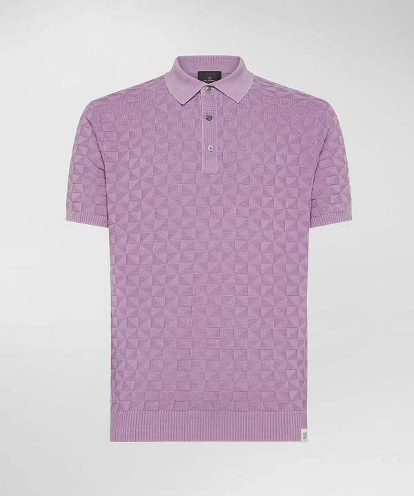 Peuterey Polo in cotone con effetto 3D Offerta speciale