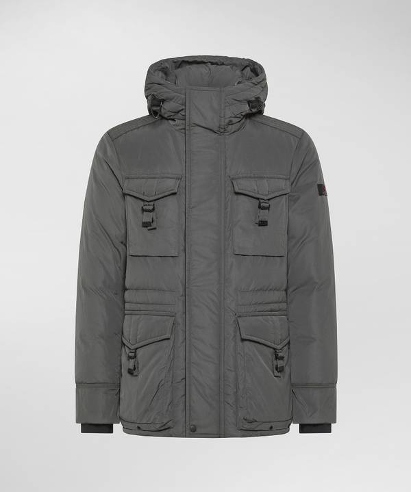 Peuterey Field Jacket In Microfibra Black Friday