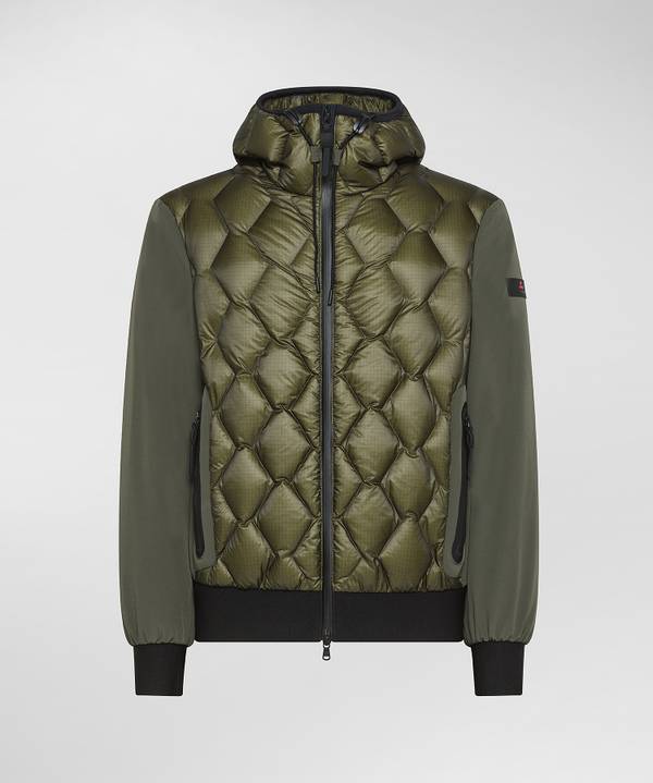 Peuterey Bomber Bimateriale Con Trapunta Geometrica Offerta natalizia