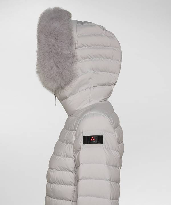 Peuterey Piumino Slim Con Pelliccia Lightning offer
