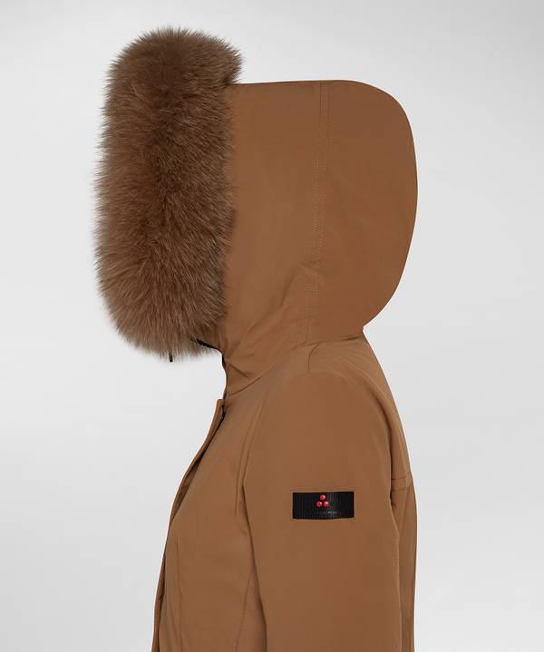 Peuterey Giacca Slim Con Pelliccia In Tono Colore Bestseller