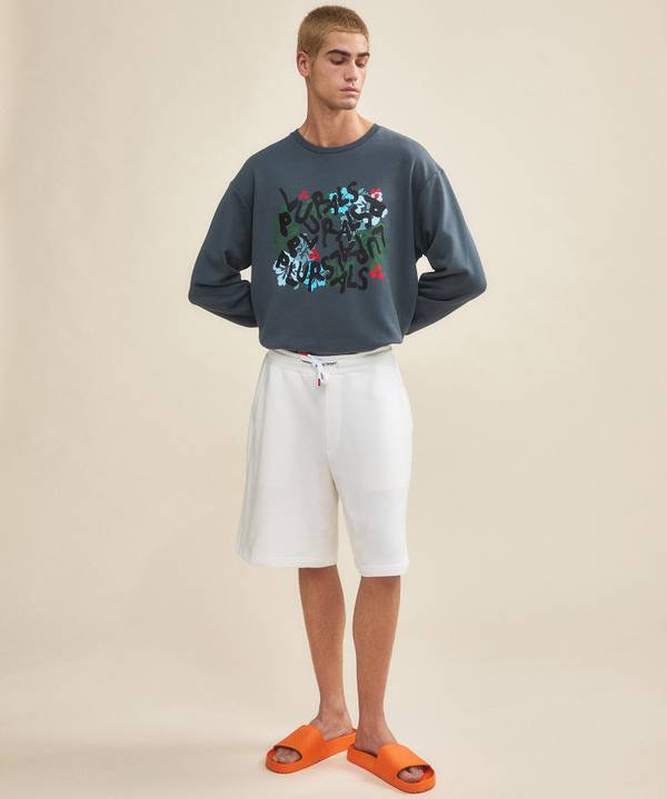 Peuterey Bermuda in cotone con coulisse