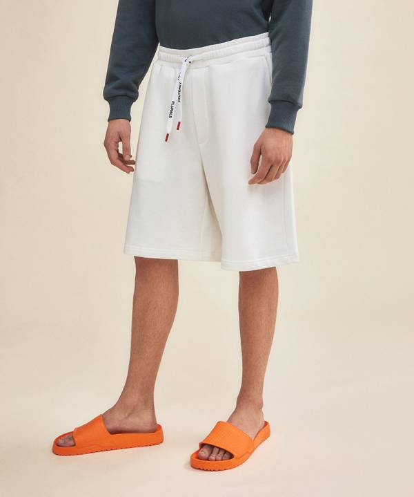 Peuterey Bermuda in cotone con coulisse Offerte speciali