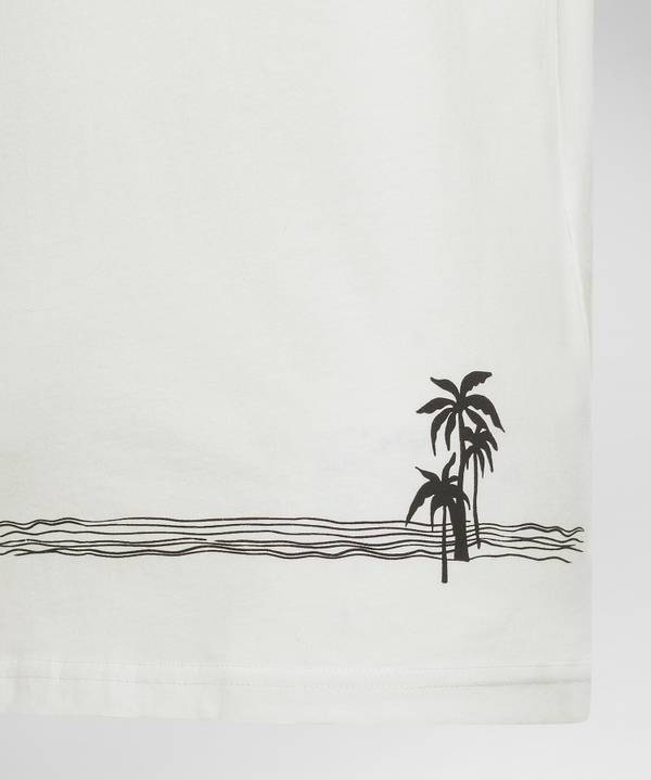 Peuterey T-Shirt over con decorazione palme Prezzo basso