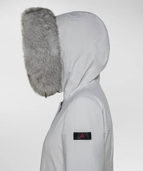 Peuterey Giacca Slim Con Pelliccia In Tono Colore Sostegno trimestrale