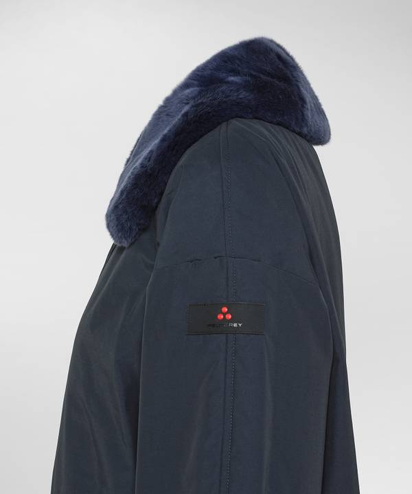 Peuterey Giacca Reversibile Con Colletto Fur Staccabile Super sconto