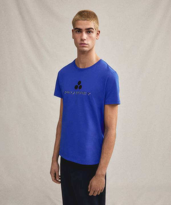 Peuterey T-shirt logata di cotone Sconto di tempo limitato