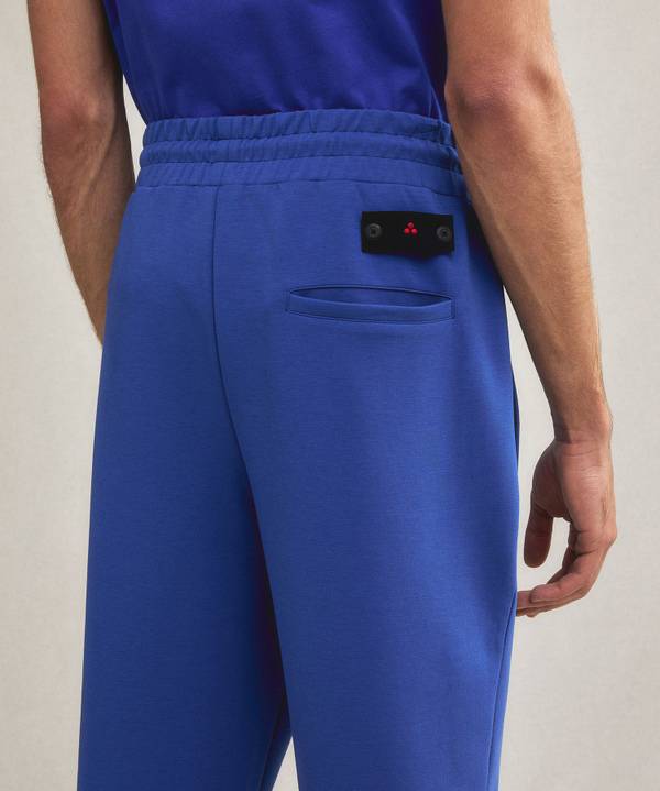 Peuterey Pantaloni joggers in cotone stretch con nastrature Comprare a buon mercato