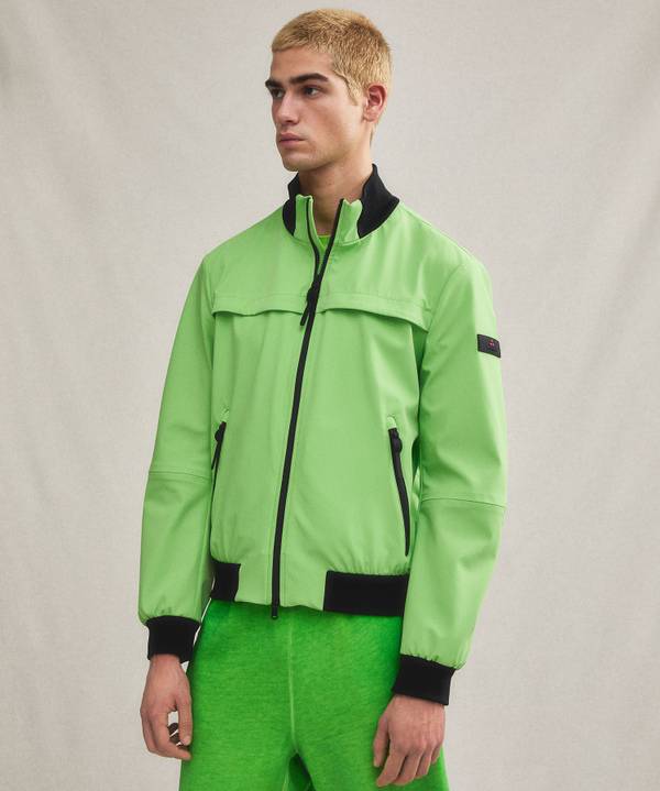Peuterey Bomber liscio con dettagli neri Flash Sale