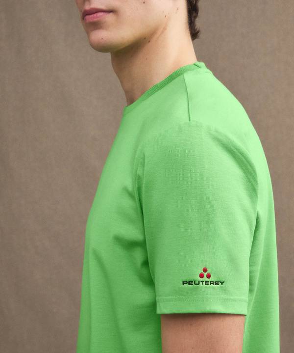 Peuterey T-Shirt stretch in cotone e seta Shopping online