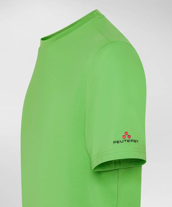 Peuterey T-Shirt stretch in cotone e seta Shopping online