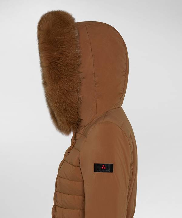 Peuterey Piumino Slim Con Pelliccia Offerta natalizia