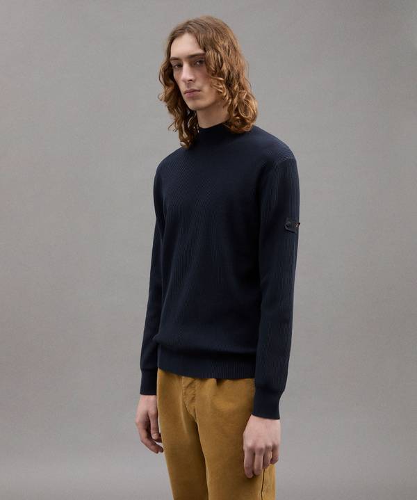 Peuterey Maglia Lupetto In Cotone A Punto Inglese Offerta migliore