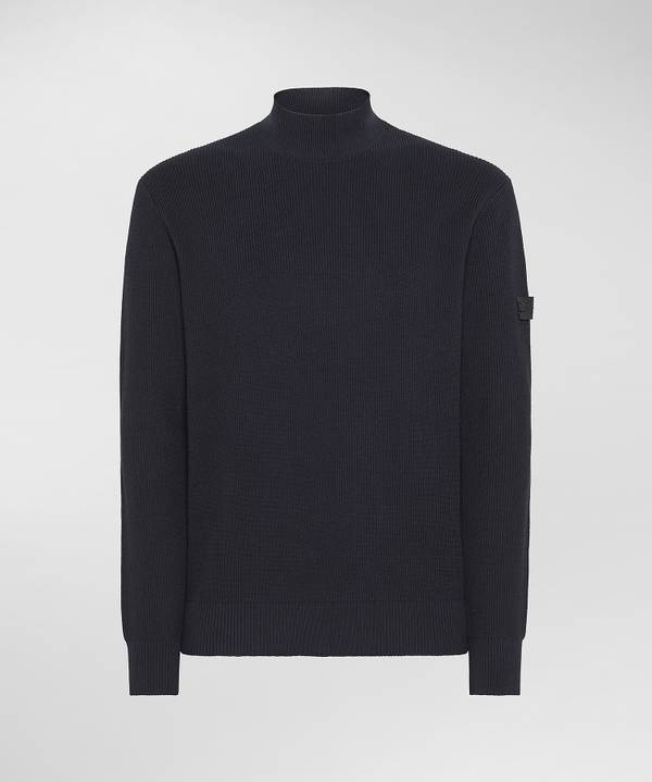 Peuterey Maglia Lupetto In Cotone A Punto Inglese Offerta migliore
