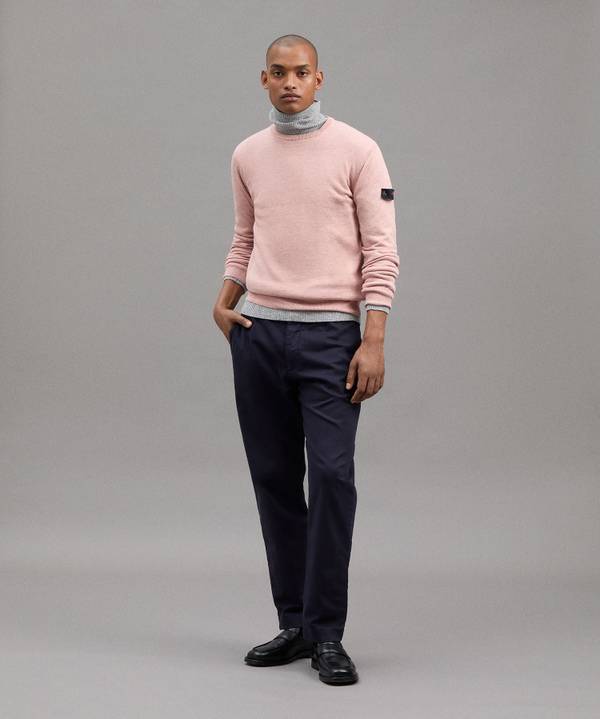 Peuterey Maglione Girocollo Misto Lana Cotone Latest fashion