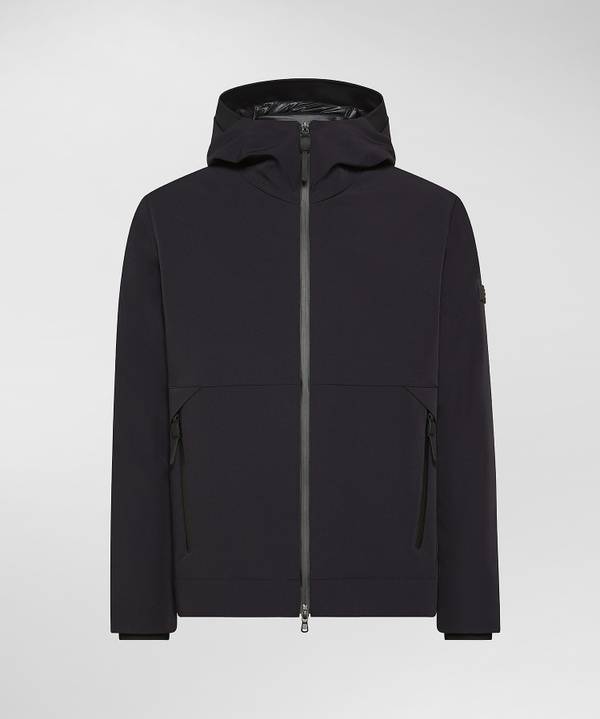 Peuterey Bomber Liscio In Primaloft Con Dettagli Neri