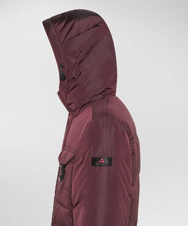 Peuterey Field Jacket In Taffeta’ Con Cappuccio In Pelliccia Bestseller