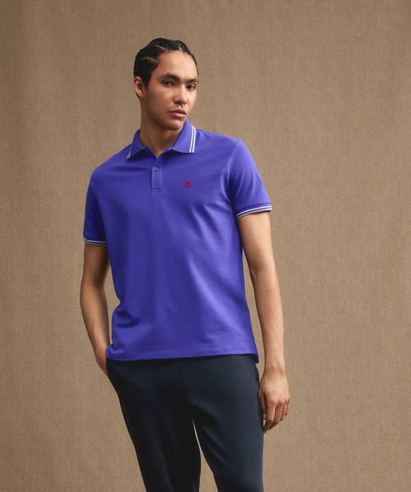 Peuterey Polo in piquet di cotone stretch Liquidazione