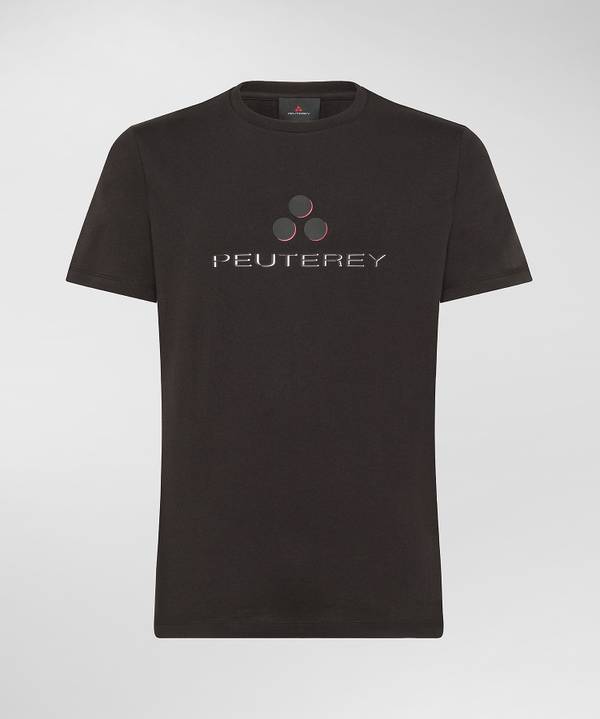 Peuterey T-shirt logata di cotone Offerte speciali