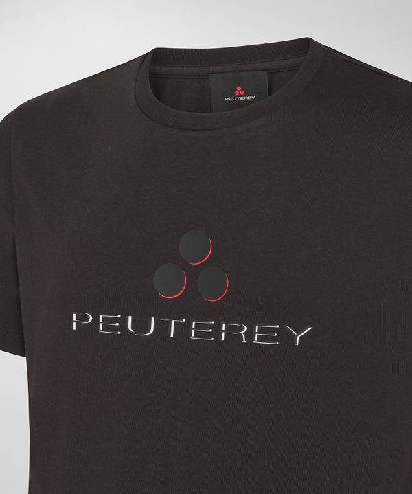 Peuterey T-shirt logata di cotone Offerte speciali