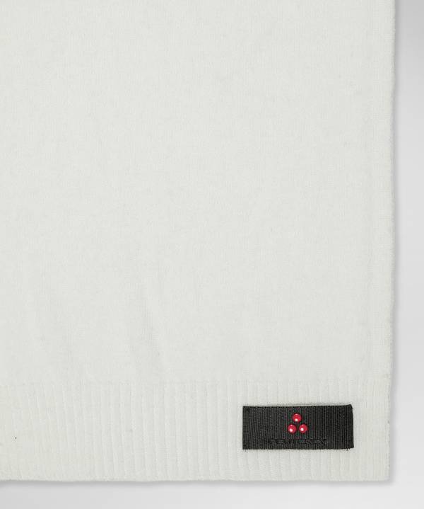 Peuterey Sciarpa In Tricot Misto Lana Con Fascetta Portalogo ACQUISTA ORA