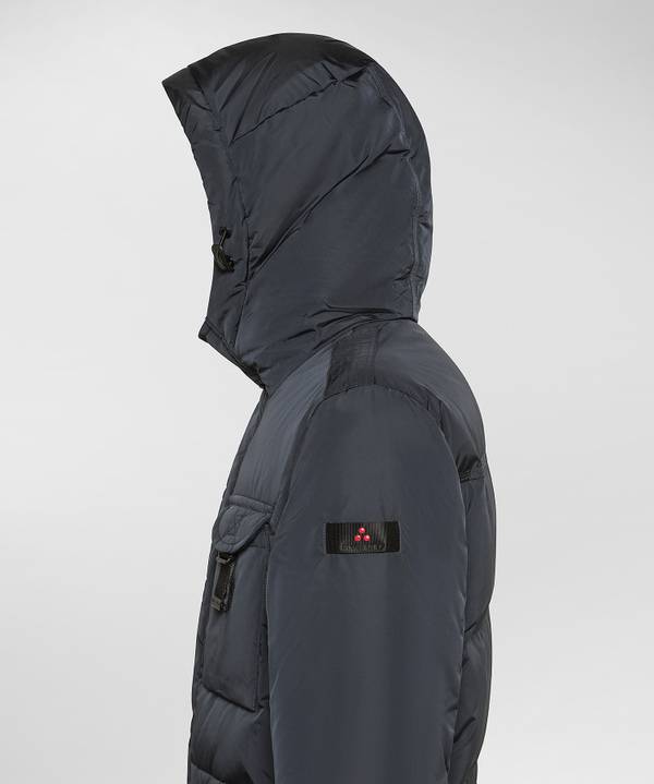 Peuterey Field Jacket In Taffeta’ Con Cappuccio In Pelliccia Officina