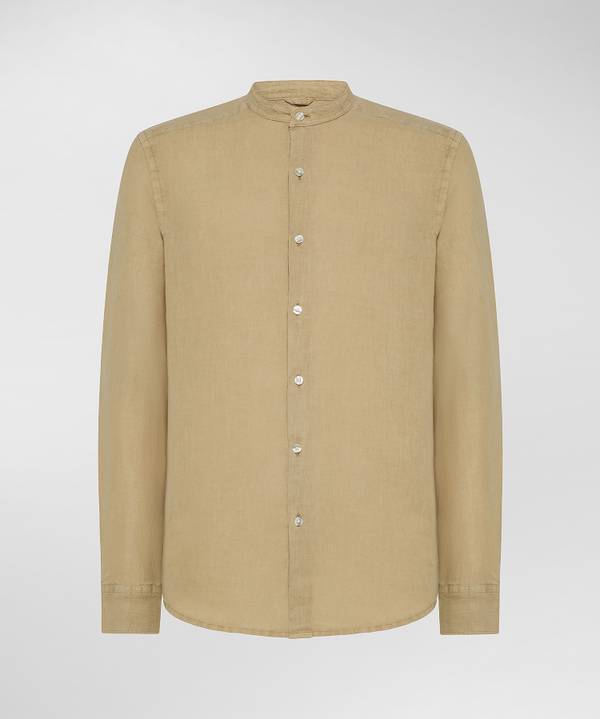 Peuterey Camicia in lino Black Friday Prezzi