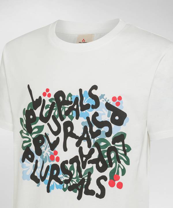 Peuterey T-shirt con lettering Nuovo