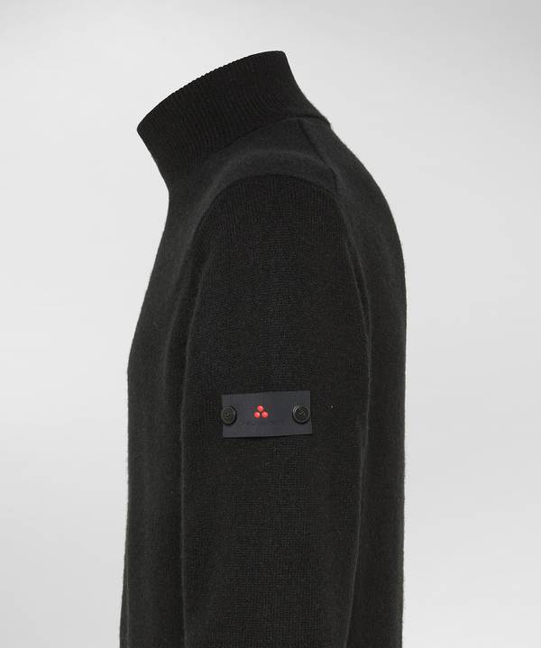 Peuterey Maglia A Collo Alto In Misto Lana Yak Pezzi Unici