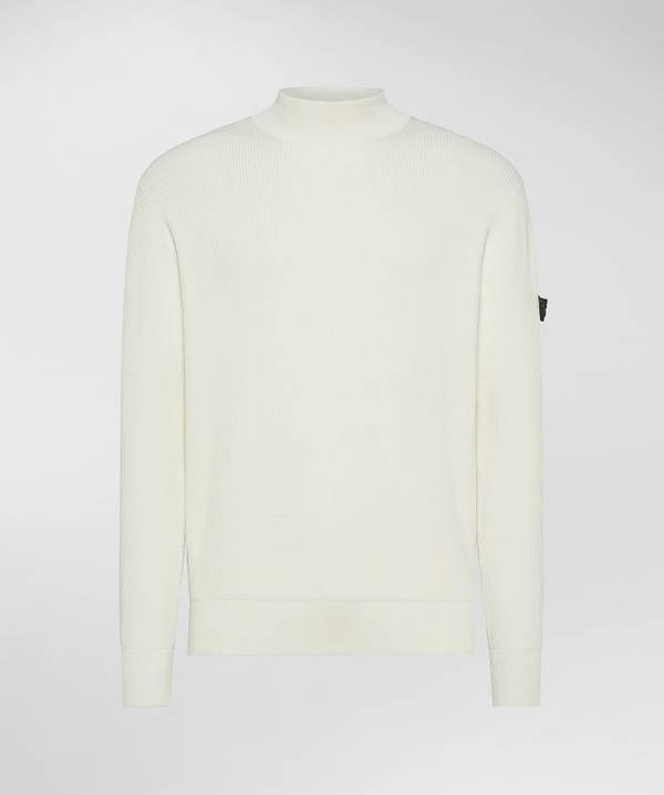 Peuterey Maglia Lupetto In Cotone A Punto Inglese Liquidazione