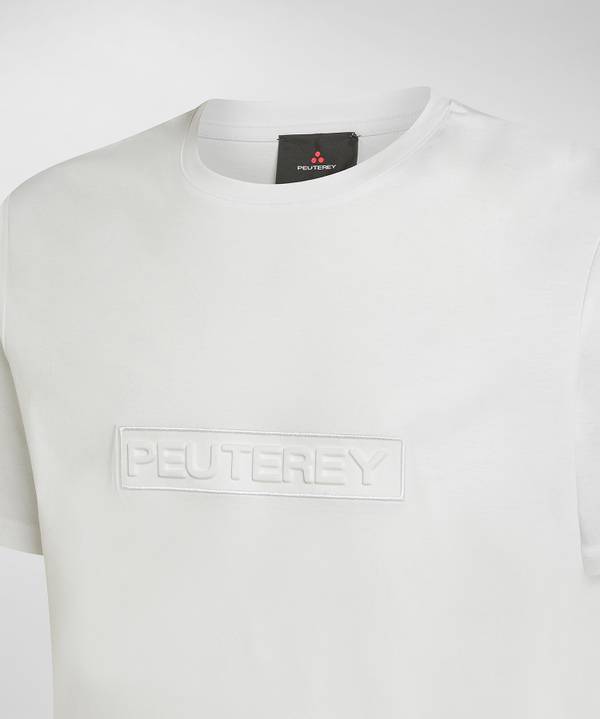 Peuterey T-shirt con scritta in rilievo Latest stili
