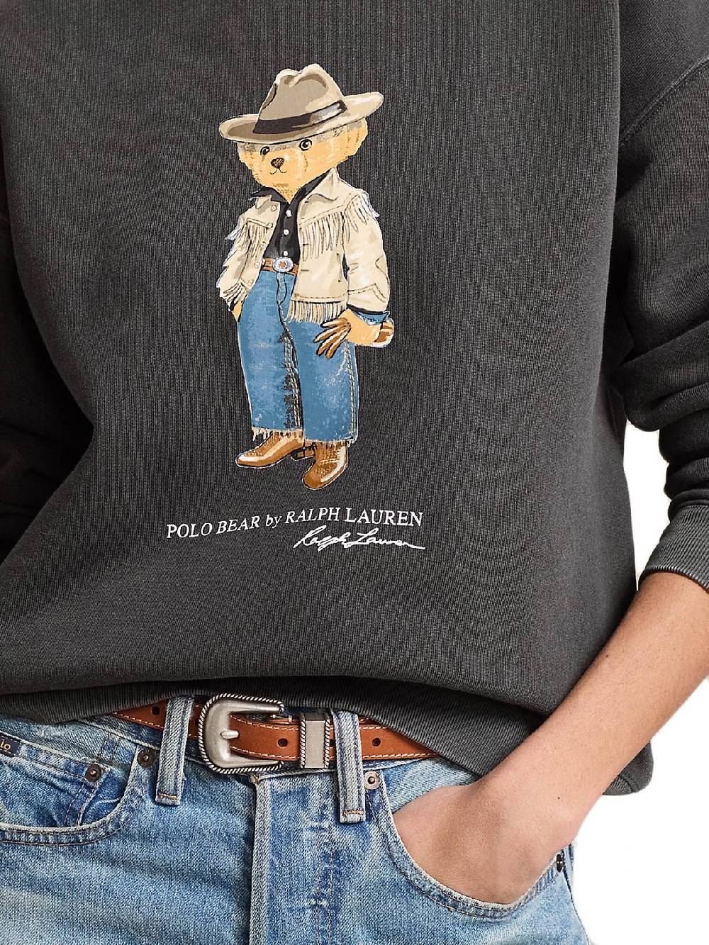 Polo Ralph Lauren Long Sleeve Sweatshirt In Vendita
