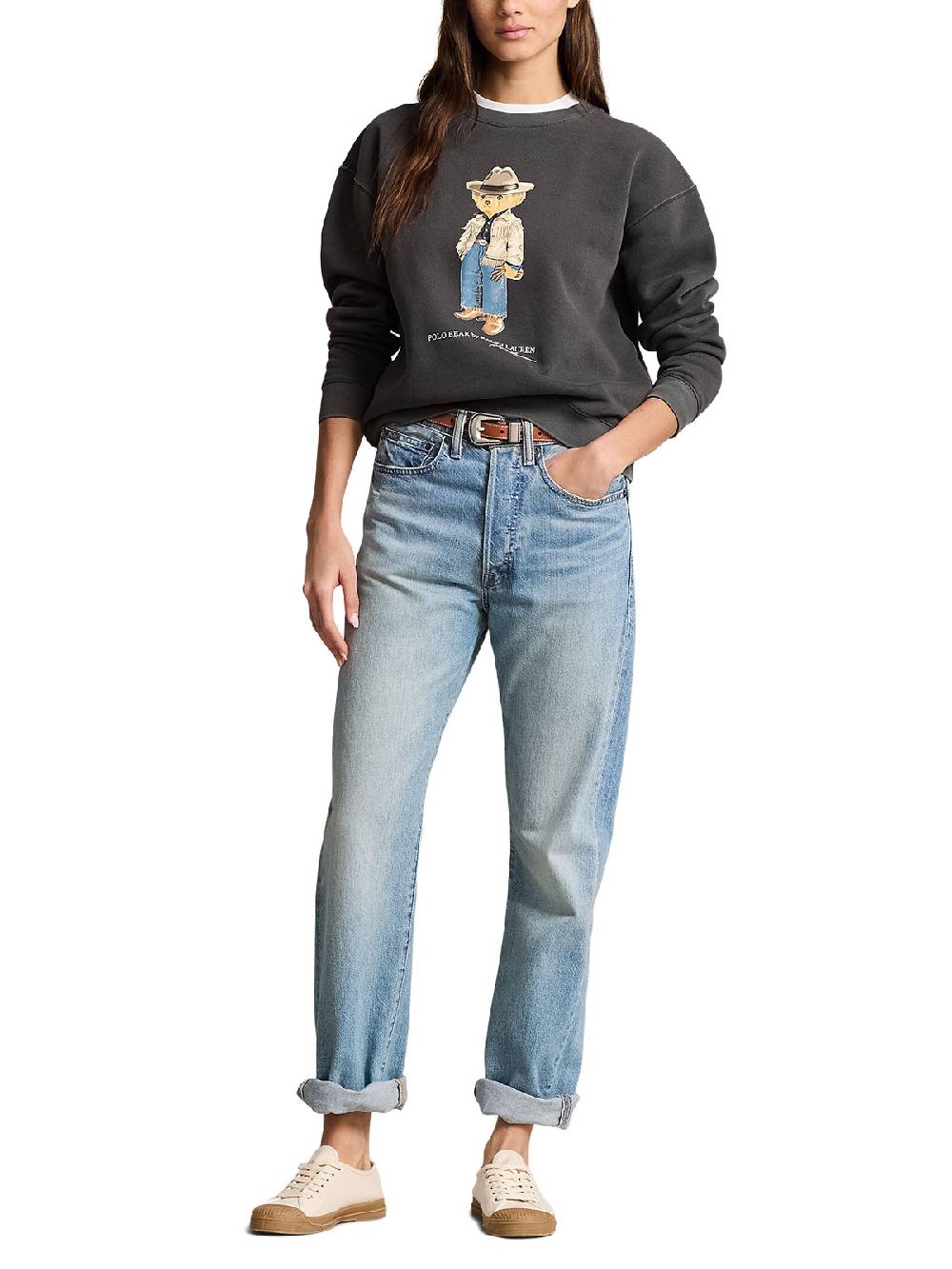 Polo Ralph Lauren Long Sleeve Sweatshirt In Vendita