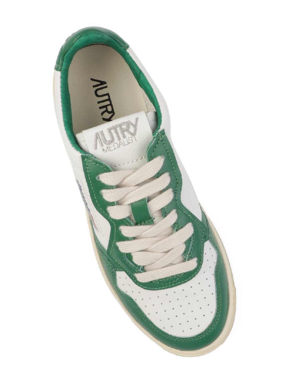 AUTRY Sneakers Donna Medalist Low in Pelle Bicolore Qualità Garantita