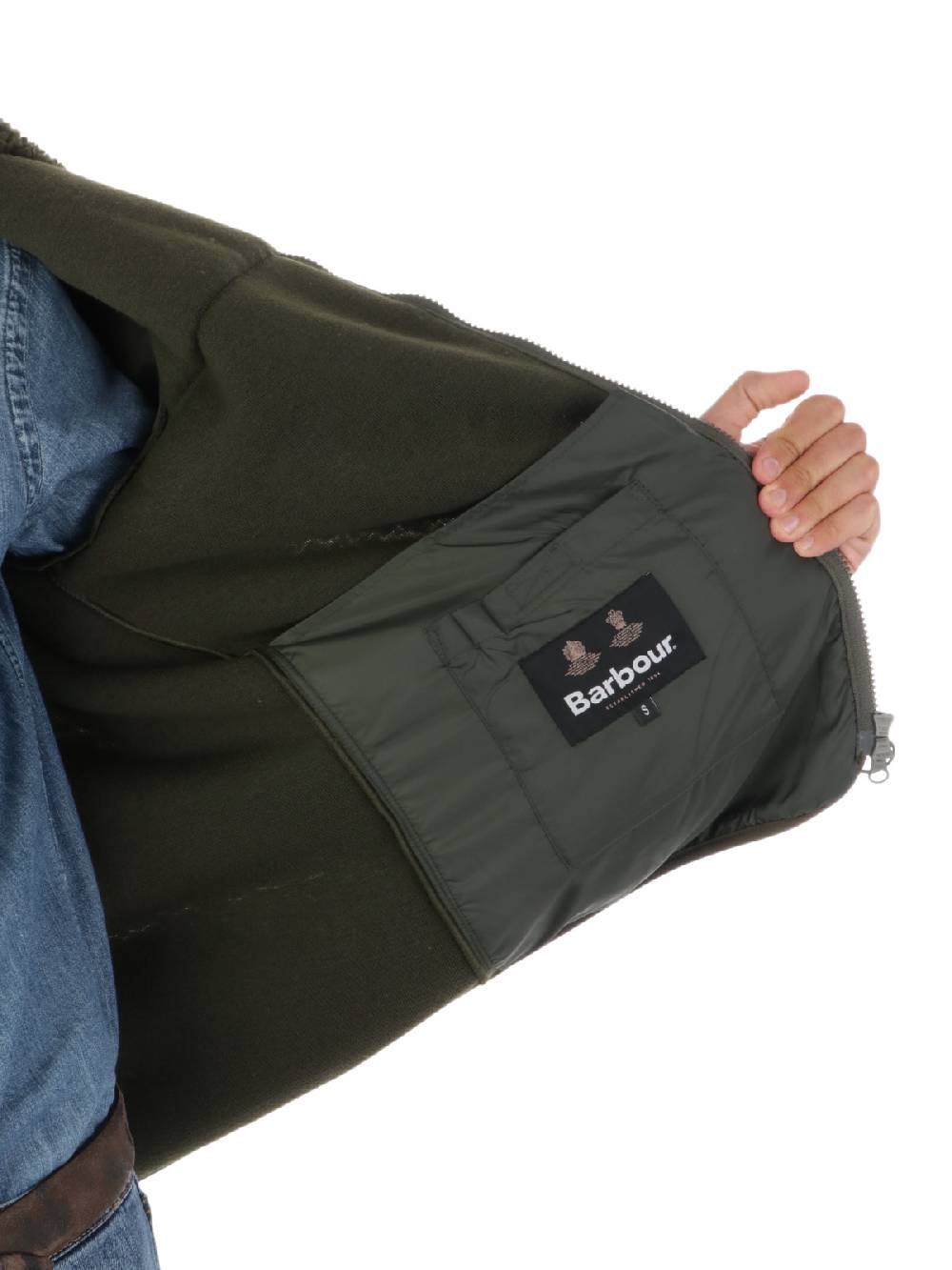 BARBOUR Giacca Uomo in Pile Hobson Economico
