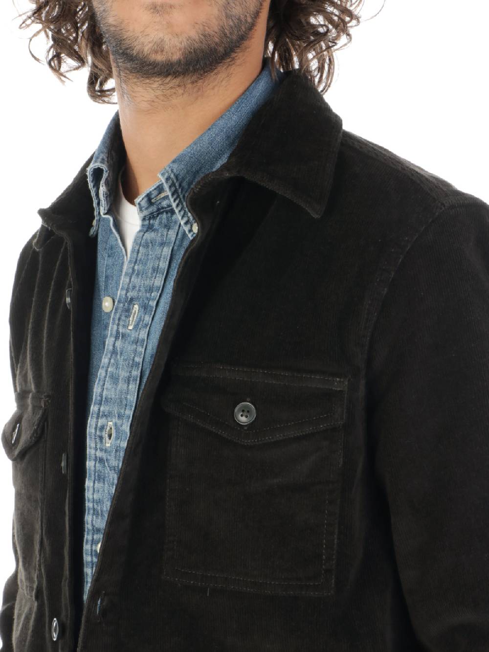 BARBOUR Overshirt Uomo Corduroy Online