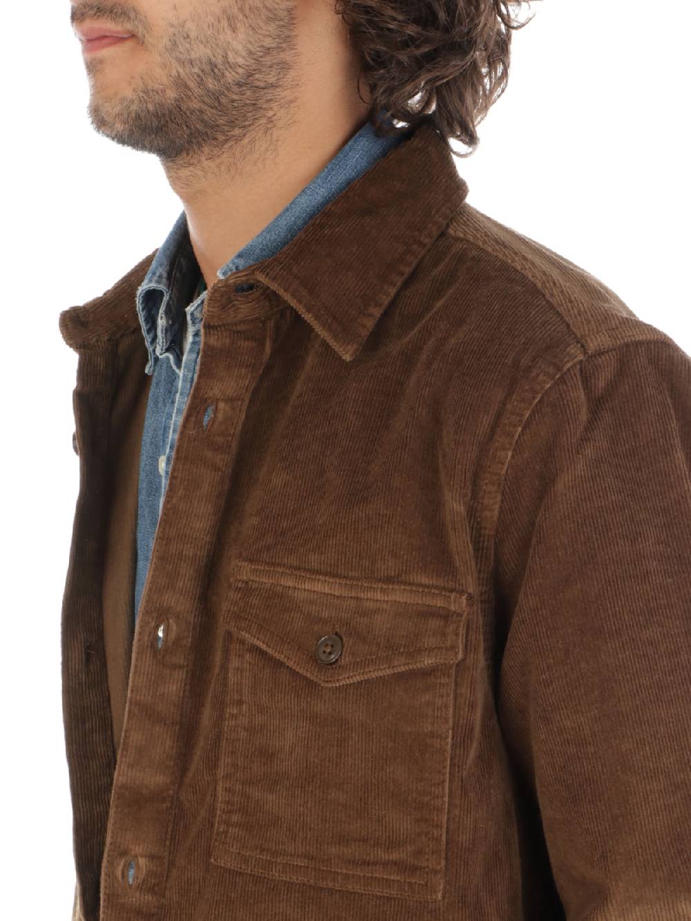 BARBOUR Overshirt Uomo Corduroy Outlet